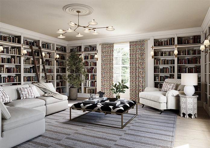 Botanist, Garnet - Made to Measure Curtains - Image 7